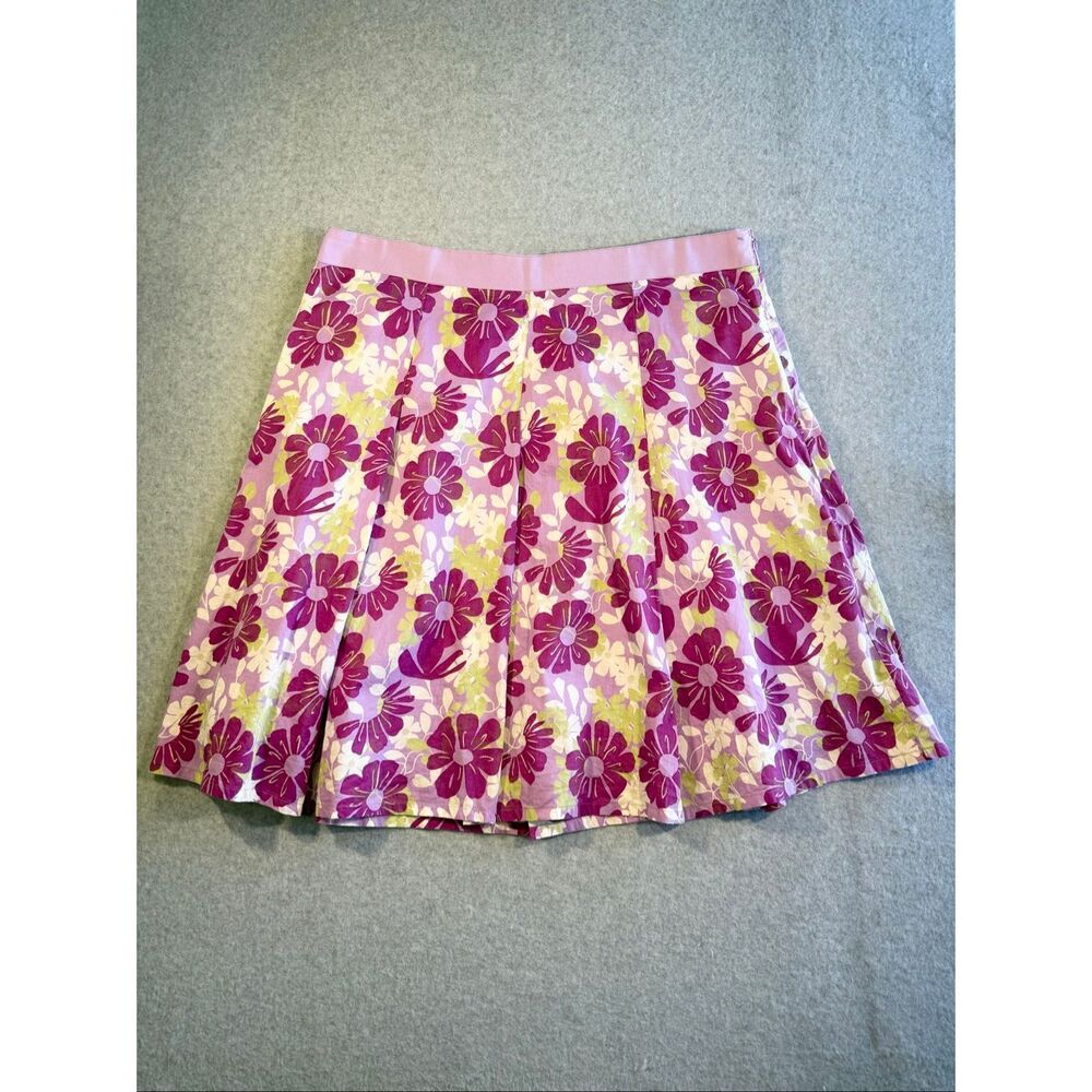 vintage y2k boho Hillard and Hanson floral cotton skirt 16